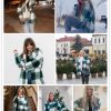 Women's Brushed Plaid Shirts Long Sleeve Flannel Lapel Button Down Cardigan Boyfriend Shacket Jacket Coats