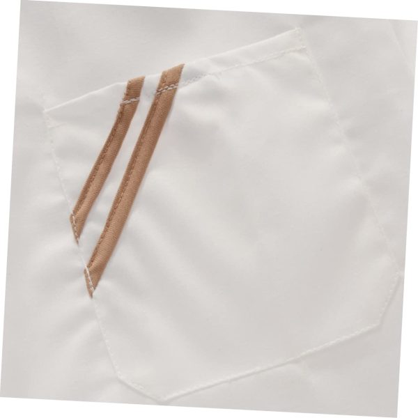 51dKDskPYJL.jpg Short Sleeve Chef Jacket Chef Jackets Mens Short Sleeve Shirts Men Short Sleeve Shirt Universal Shirts