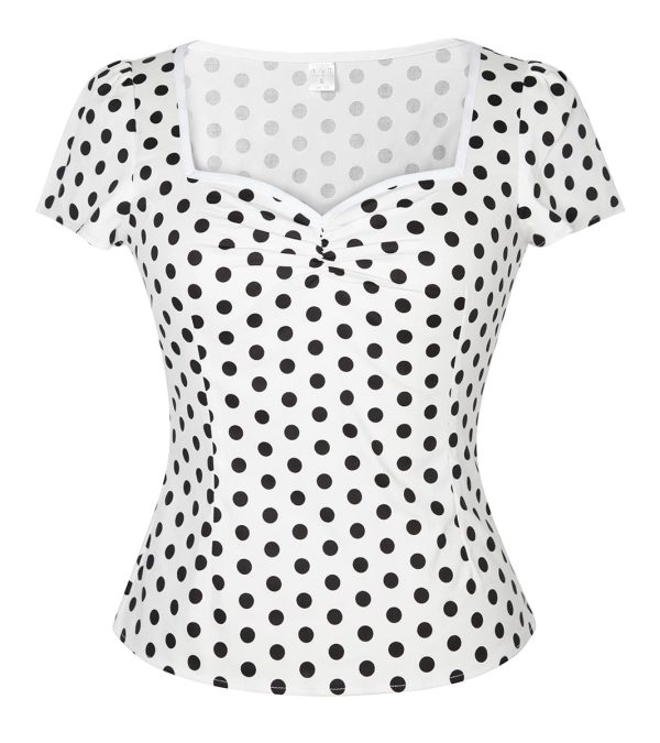 61HMlg6pHIL.jpg Women's Rockabilly Tops, 1950s Pinup Vintage Blouse Square Neck Slim Fit Shirt Classic Elegant for Women Girls
