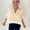 Womens Cropped Color Block Polo T Shirts Summer Casual Striped Half Sleeve Tops Collared V Neck Tee
