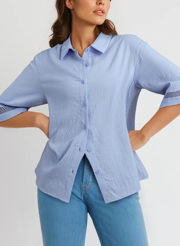 Womens Summer Tops Dressy Casual V Neck Short Sleeve Shirts Solid Button Down Blouses Tops