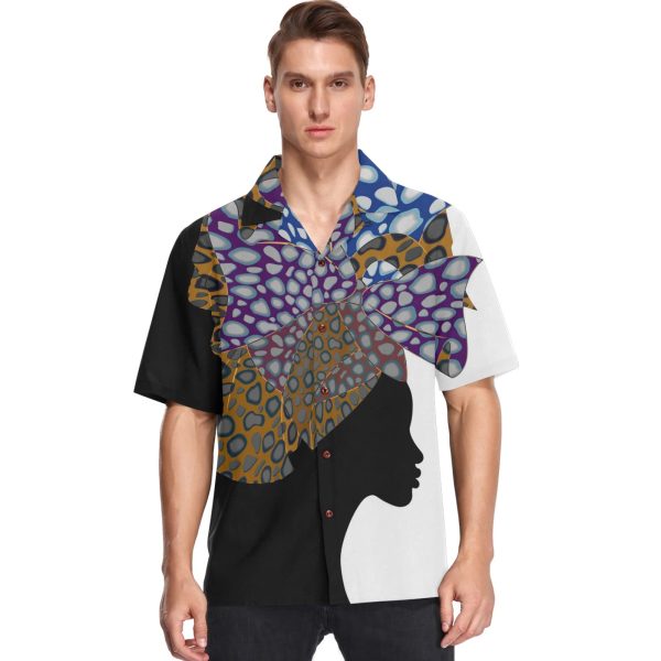 61iHVQjiflL.jpg Mens Unique Pattern Hawaiian Shirt Beach Tropical Button Up Shirts Vacation Cruise Hawaii Summer Clothes