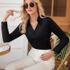 Button Down Shirts for Women Slim fit Long Sleeve Stretch Dress Shirts Work Shirt Wrinkle Free Office Blouses