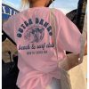 Girl's Letter Print T Shirt Half Sleeve Drop Shoulder Crew Neck Oversized Tee Tops