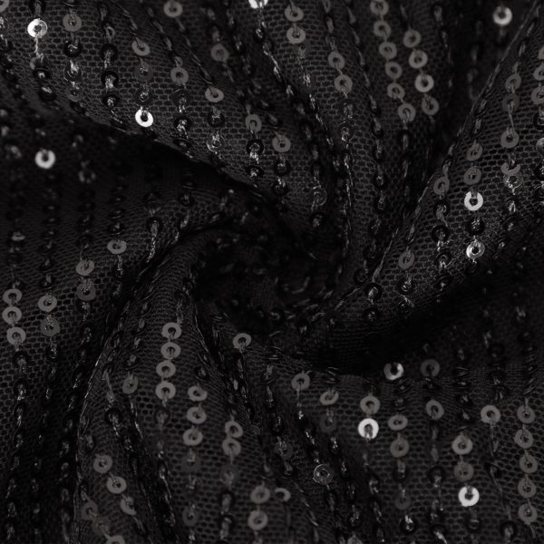 Women's Sequins Formal Dress Wrap V Neck Beltd Evening Gown Half Sleeve Ruffle Hem Glitter A-Line Flowy Maxi Dresses