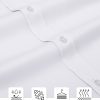 Slim Fit Mens Dress Shirts Long Sleeve Dress Shirts for Men Stain Sheild Button Down Shirt Men Big