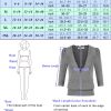 Women’s Sweater Cropped Cardigan Knit Shrugs for Dresses Tops Button Down Lightweight Soft