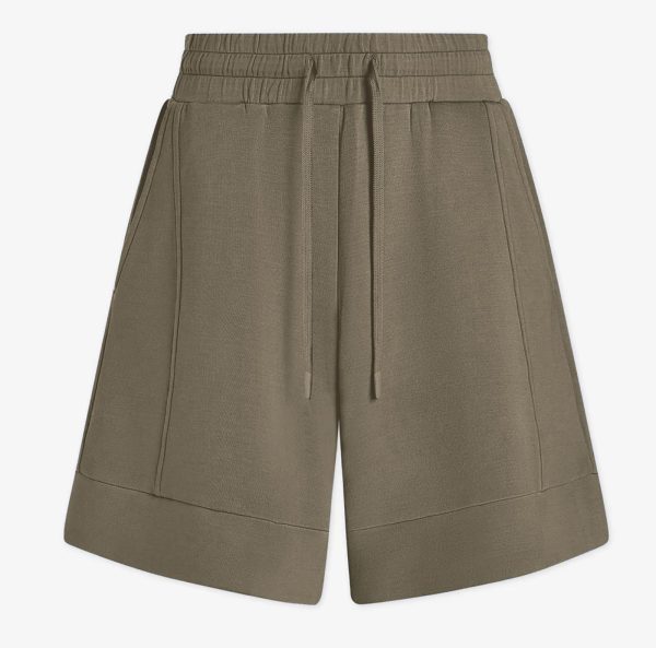 Women Two Piece Outfits Half Zip Lapel Collar Sleeveless Sweatshirt High Waist Sweat Shorts Lounge Sets Tracksuits