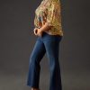 Women’s Summer Causal Boho Blouse Floral V Neck Ruffle Half Puff Sleeve Shirts 2025 Trendy Loose Fit Beach Tops