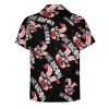 Funny Bacon I Love Bacon Men's Button Down Shirts Short Sleeve Casual Shirts Summer T-Shirt Top for Vacation Wedding