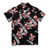 Funny Bacon I Love Bacon Men's Button Down Shirts Short Sleeve Casual Shirts Summer T-Shirt Top for Vacation Wedding