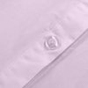 Women's Casual Shirt Dress Collar V Neck Button Down Loose Long Sleeve Mini Dresses Light Purple X-Large
