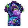 71nKJKIZN9L.jpg Mens Hawaiian Shark Shirts Short Sleeve Button Up Beach Summer Button Down Hawaiian Trippy Shirt for Men Women