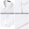 Womens Button Down Shirts Stretch Wrinkle Free Formal Short Sleeve Dress Shirt Summer Work Blouses Business Casual Tops