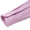 Mens Solid Oxford Shirt Long Sleeve Dress Shirt Work Casual Button Down Shirts with Pocket
