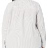 Women's Long Sleeve Button Down Stretch Oxford Shirt (Available in Plus Size)