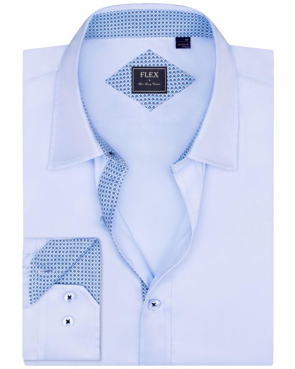 Men's Dress Shirts Long Sleeve Wrinkle-Free Business Casual Button Down Shirt