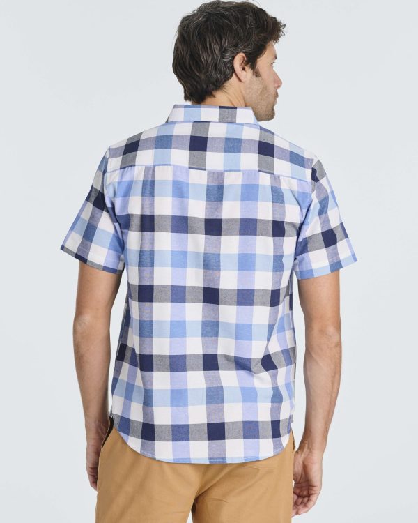 3 Pack: Men's Regular-Fit Short Sleeve Woven Button Down Shirt with Pocket (Available in Big & Tall)