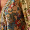 Women’s Summer Causal Boho Blouse Floral V Neck Ruffle Half Puff Sleeve Shirts 2025 Trendy Loose Fit Beach Tops