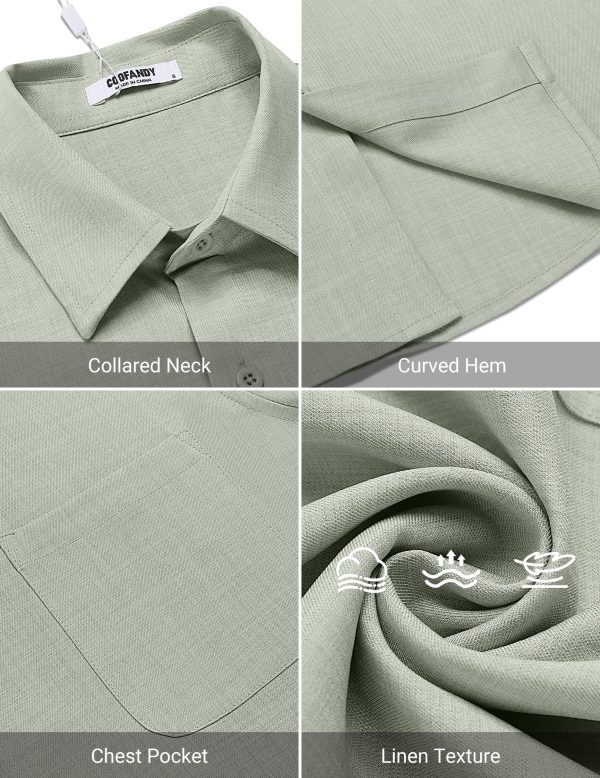 Shirts for Men Short Sleeve Button Down Shirt Casual Summer Beach Shirts