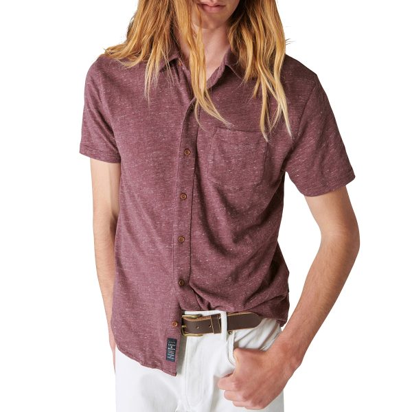 91oZ3bK-8aL.jpg Women's Men's Linen Short Sleeve Button Up Shirt
