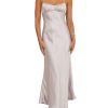 Satin Spaghetti Strap Backless Ruched Twist Cocktail Dresses for Women Silk Open Back Cut Out Midi Dress Wedding Guest