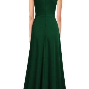 Women's Halter Neck Sexy Split Cocktail Party Maxi Long Formal Dress