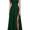 Women's Halter Neck Sexy Split Cocktail Party Maxi Long Formal Dress