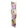 Cowl Neck Dress Sexy Strap Shoulder Pleated Maxi Dresses Summer Wedding Guest Dresses for Women