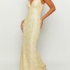 Elegant Lace Floral V Neck Backless Bodycon Dresses for Women Sexy Cut Out Low Back Sleeveless Maxi Dress Wedding Guest