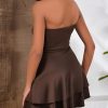 Cute Halter Mini Dresses for Women Summer Sexy Club Party Backless Short Sundress