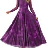 Women Maxi Dress Fall 2025 Fashion Elegant Long Sleeve Square Neck Floral Print Party Club Wedding Guest Dresses