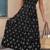 Women's 2025 Floral Maxi Sundress Smocked Tank Dress Sleeveless Ruffle Summer Tiered Long Dresses