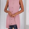 Work Dresses for Women 2025 Spring Business Formal Short Dress Sleeveless Button Down Elegant Office Outfits