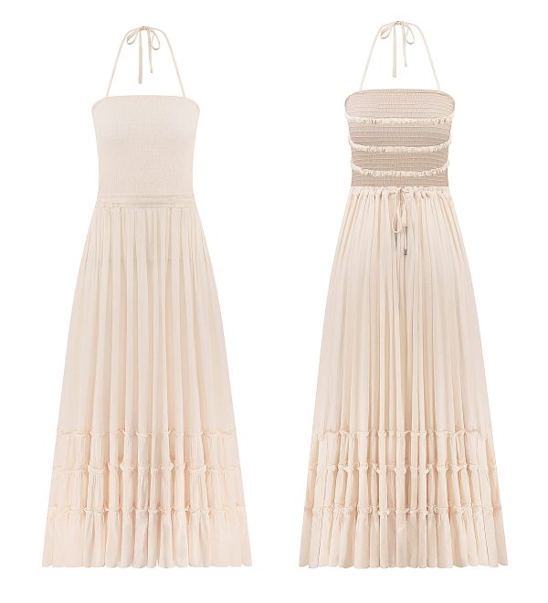 Womens Summer Boho Sexy Backless Long Dresses