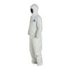 Tyvek 400 TY127S Disposable Protective Coverall with Respirator-Fit Hood and Elastic Cuff, White
