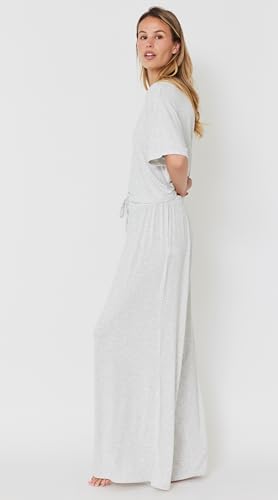 Comfy Maternity Cloud Pants - Casual Dressy Wide Leg Bottoms, Buttery Soft Brushed Cotton Pants | Plus Size Pants