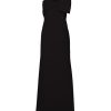 Women's Stretch Crepe Long Dress