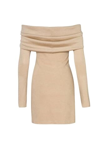 Women's Off Shoulder Mini Dress - Candy