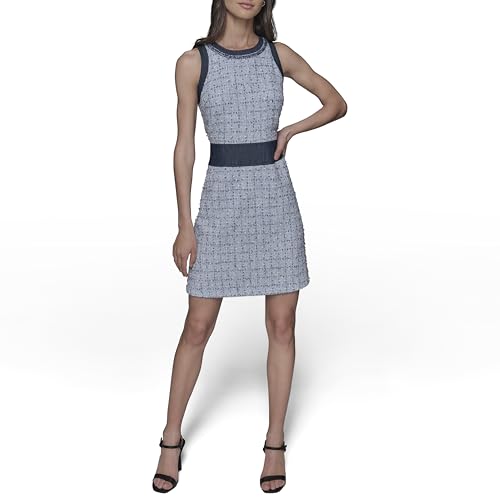 Women's Fancy Scoop Neck Sleeveless Mini Dress