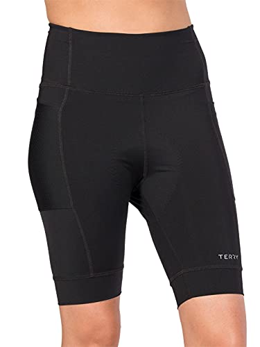 Bike Shorts Women Padded Cycling Shorts for Women, Hi Rise Holster High Waisted Compression Shorts, Reg & Plus Sizes