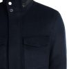 Men's Knowl Funnel Neck Field Jacket, Navy