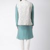Men's Kurta with Multi-Color Printed Nehru Jacket & Pajama Set - Indian Ethnic Kurta Set for Weddings & Festivals