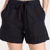 Women's Tie Front Pull On Shorts