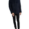 Men's Knowl Funnel Neck Field Jacket, Navy