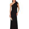 Women's Stretch Crepe Long Dress