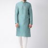 Men's Kurta with Multi-Color Printed Nehru Jacket & Pajama Set - Indian Ethnic Kurta Set for Weddings & Festivals