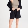 Women's Tie Front Pull On Shorts