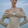 Women's Off Shoulder Mini Dress - Candy