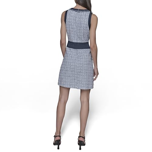 Women's Fancy Scoop Neck Sleeveless Mini Dress